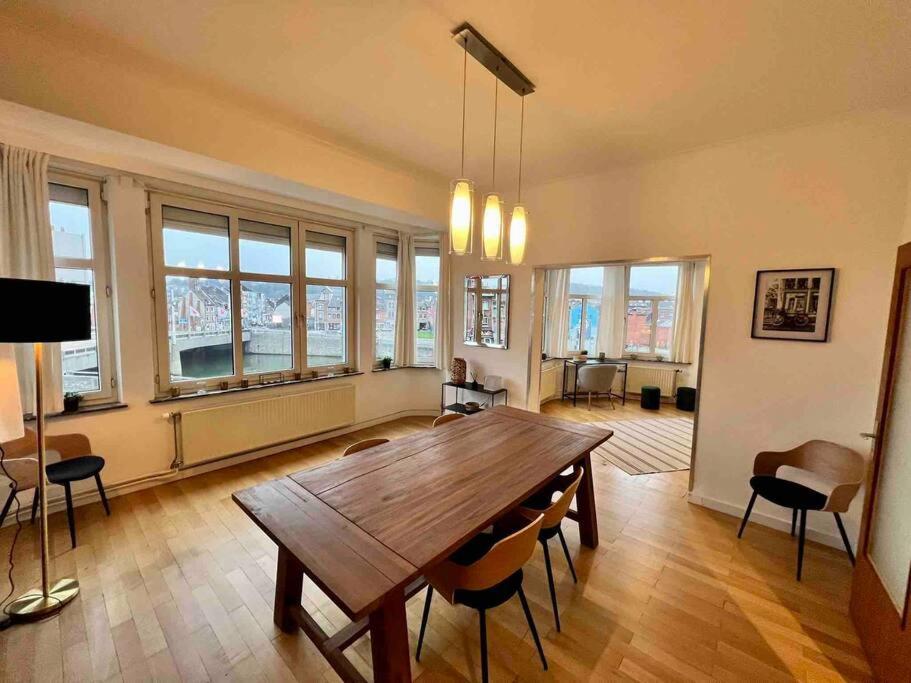 Bellevue - Grand Appartement Pour 5 Sur Les Quais De La Meuse Liege Exterior photo